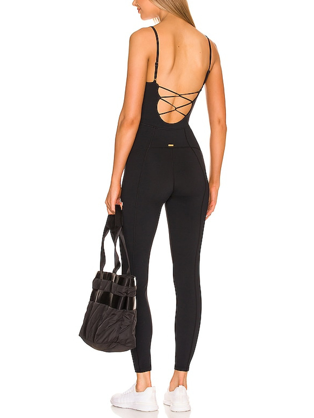 Lspace Sleek Black Go The Distance Jumpsuit Size XS